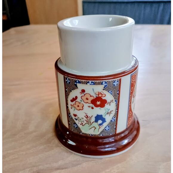 Vintage Imari Style Gailstyn Sutton For Towle Candle Holder 4.25" Tall - Picture 1 of 6